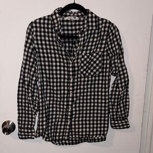 Set of 4 Old Navy Oversized Flannel Plaid Shirts